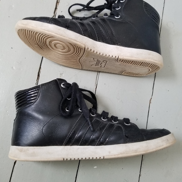 Black High top Adidas Sneakers - Picture 3 of 7